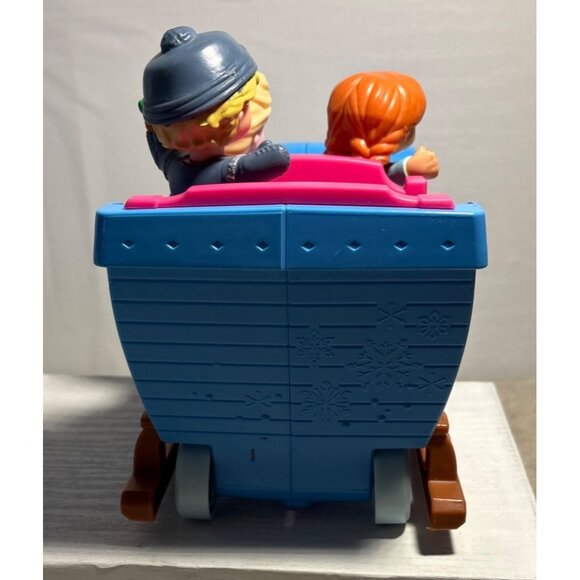 Disney Frozen Little People Sleigh Elsa Anna Kristoff Figures By Fisher-Price - Picture 4 of 10